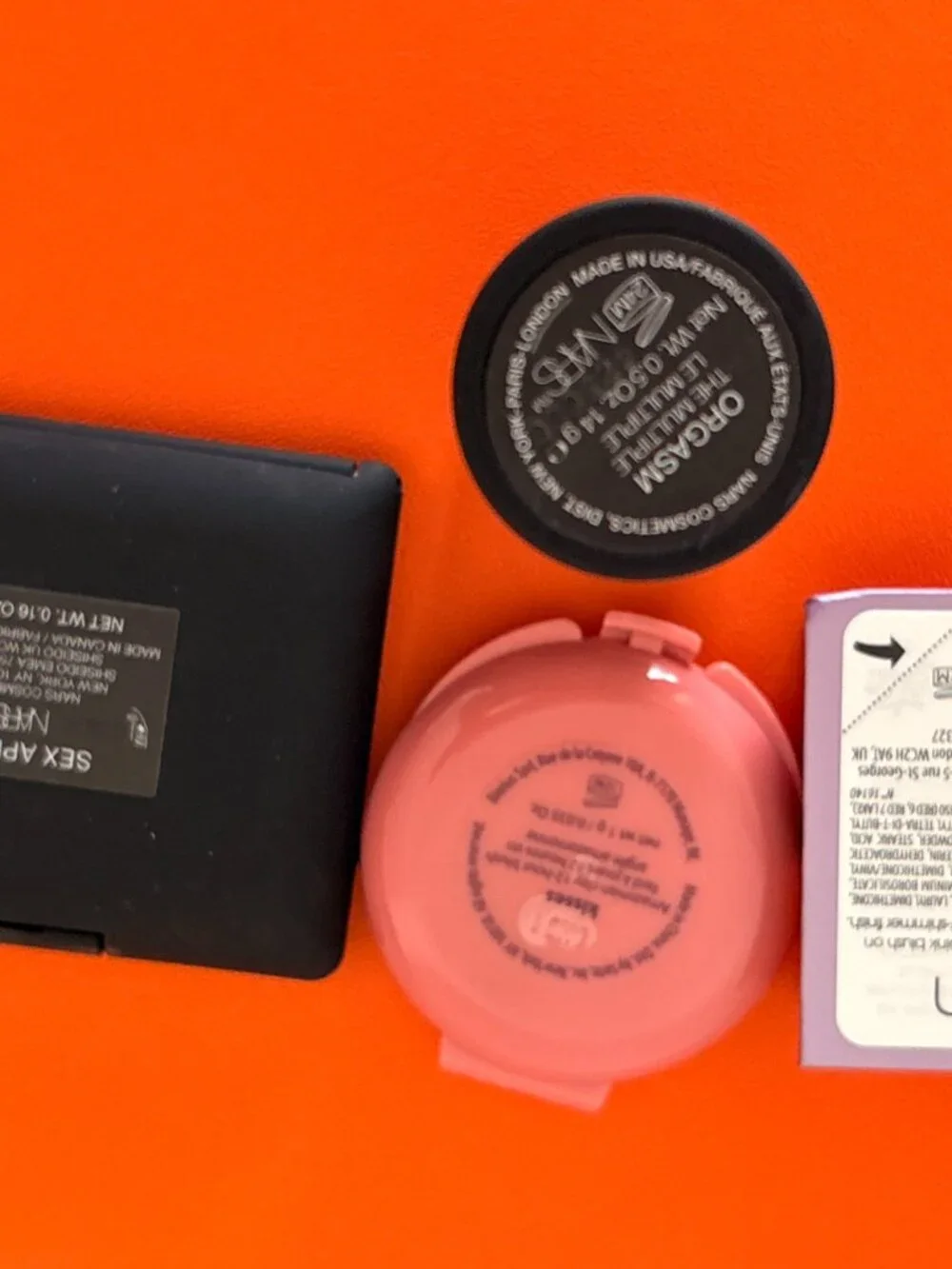 Pink Blush Bundle NARS Sex Appeal Orgasm Benefit Crystah RMS Tarte Mini Lot